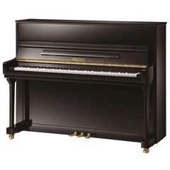 Waldstein Traditional Upright Piano 115cm Black 