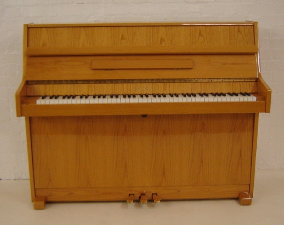 Elysian "Prima" 109cm Modern Upright Piano Oak c1990
