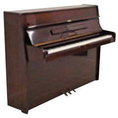 Elysian "Studio" 107cm Modern Upright Piano Mahogany c1988