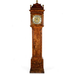 George II walnut longcase clock by Ben Gray & Justin Vulliamy