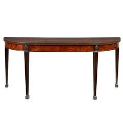 George III mahogany serving table in the manner of Robert Adam