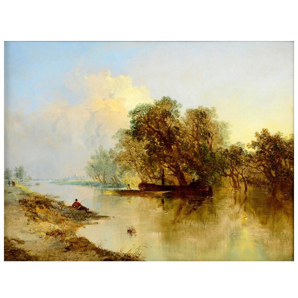 Edmund John Niemann Snr - “Windsor Castle from the Thames” For Sale