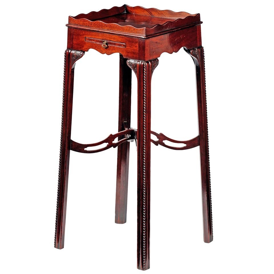 Chippendale Period Mahogany Urn Stand