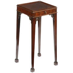 Chippendale period mahogany kettle stand
