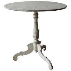 Antique Early 19th Century Swedish Gustavian Pedestal Table