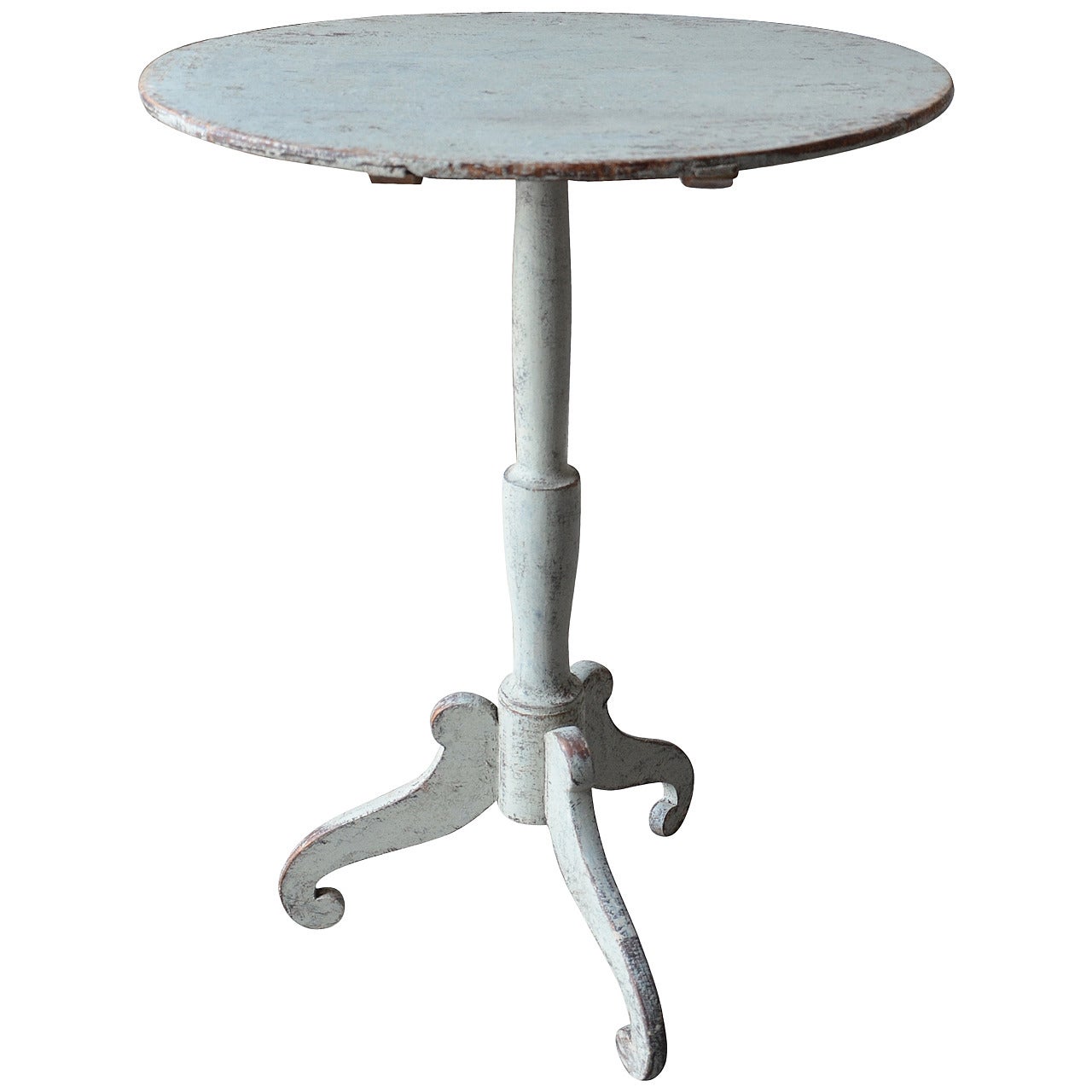 19th Century Swedish Gustavian Pedestal Table