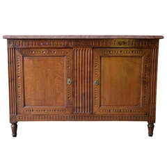 18th Century French Period Louis XVI Walnut Buffet de Chasse