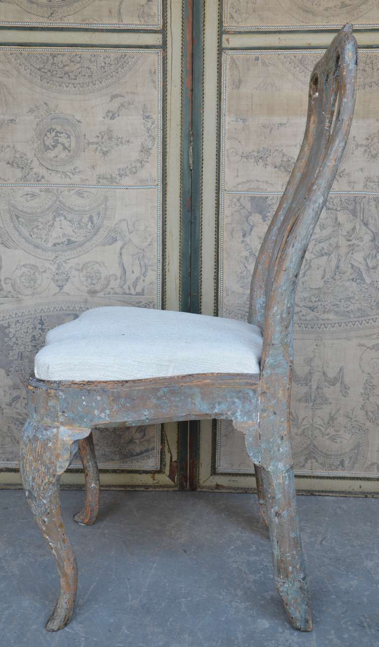 Pair Of 18th Century Swedish Rococo Chairs 1