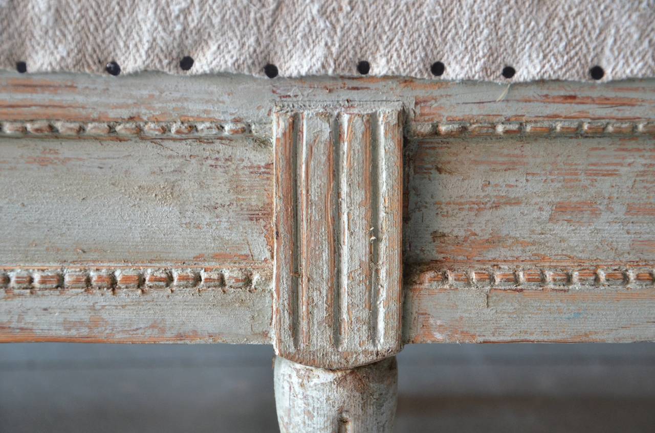 Early 19th Century Swedish Period Gustavian Long Bench