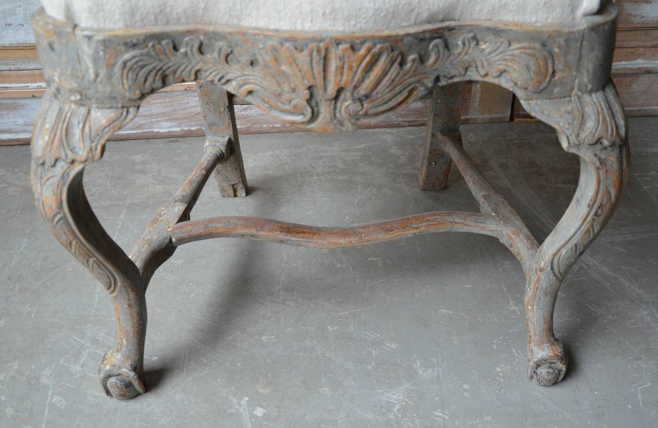 Pair of 18th Century Swedish Rococo Period Chairs 2