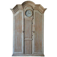 19th Century Gustavian Clock Cabinet