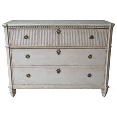Antique Late Gustavian Period Chest of Drawers