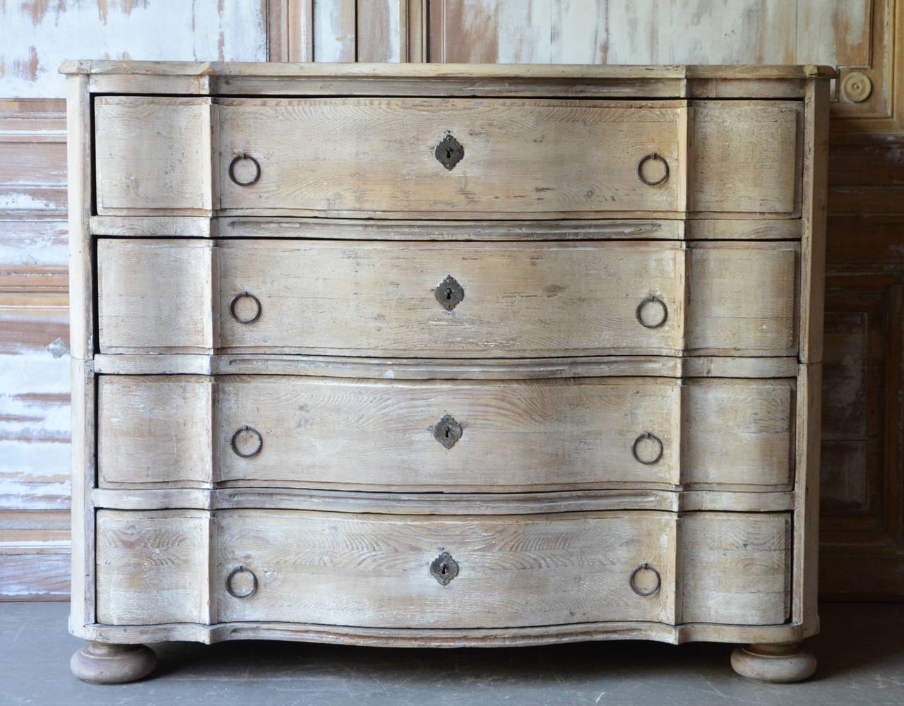 18th Century Dutch Baroque Chest of Drawers