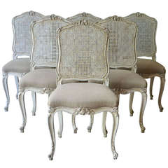 Set of Six 19th Century French Chairs