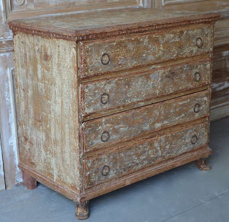 19th Century Swedish Chest of Drawers In Good Condition In Charleston, SC