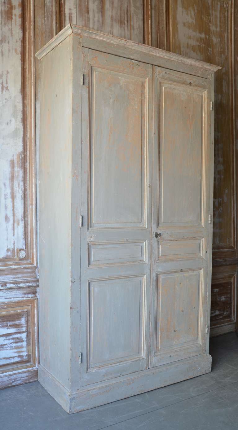 Tall Two Door Cabinet In Good Condition In Charleston, SC