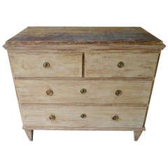 Gustavian Four-Drawer Chest 9