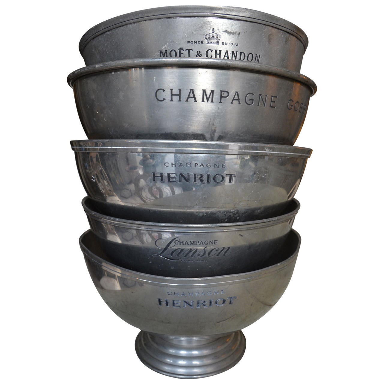 Vintage French Champagne Coolers