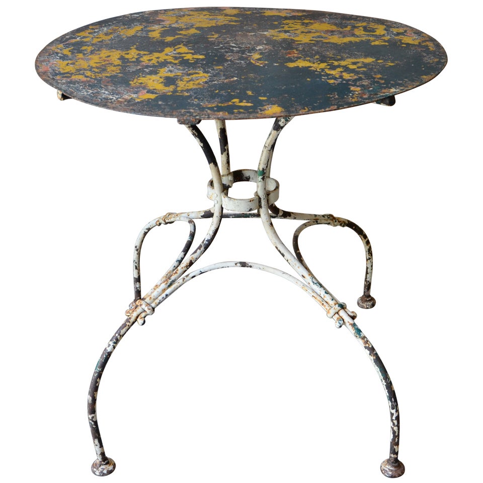 Iron Garden Table. France 19th century.