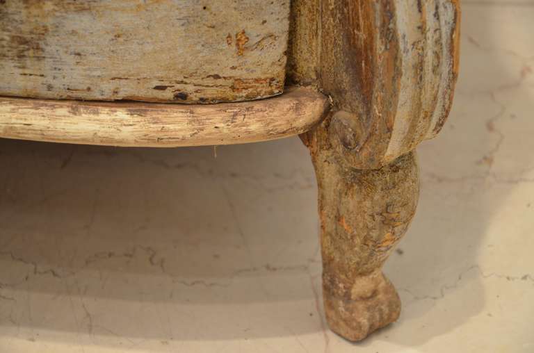 18th Century and Earlier 18th century Serpentine Commode.