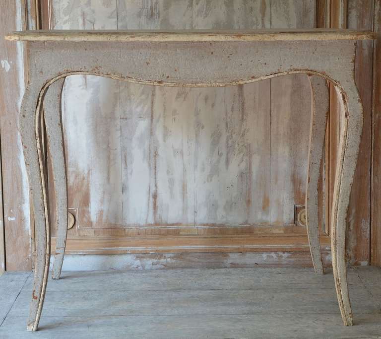 Louis XV Style Painted Side Table