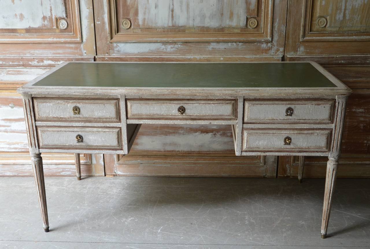 19th Century Painted Bureau Plat