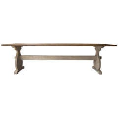 19th Century Swedish Stretcher Table