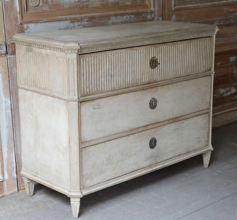 Swedish Late Gustavian Period Chest of Drawers