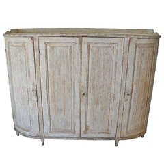 Swedish Gustavian Sideboard with Rounded Form