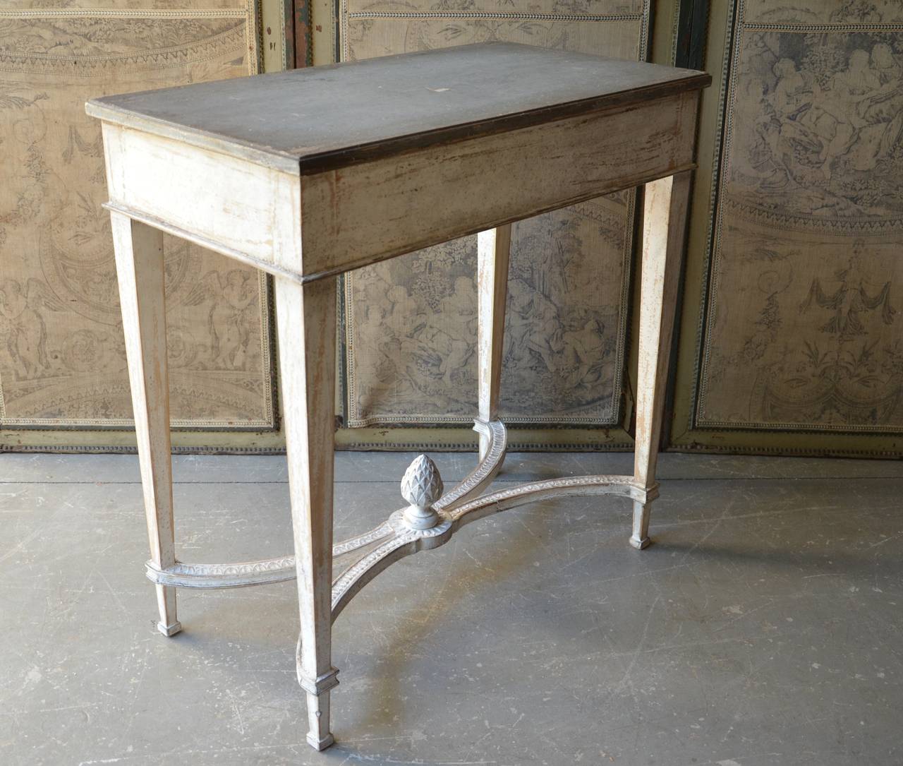 19th Century Gustavian Style Console Table In Good Condition In Charleston, SC