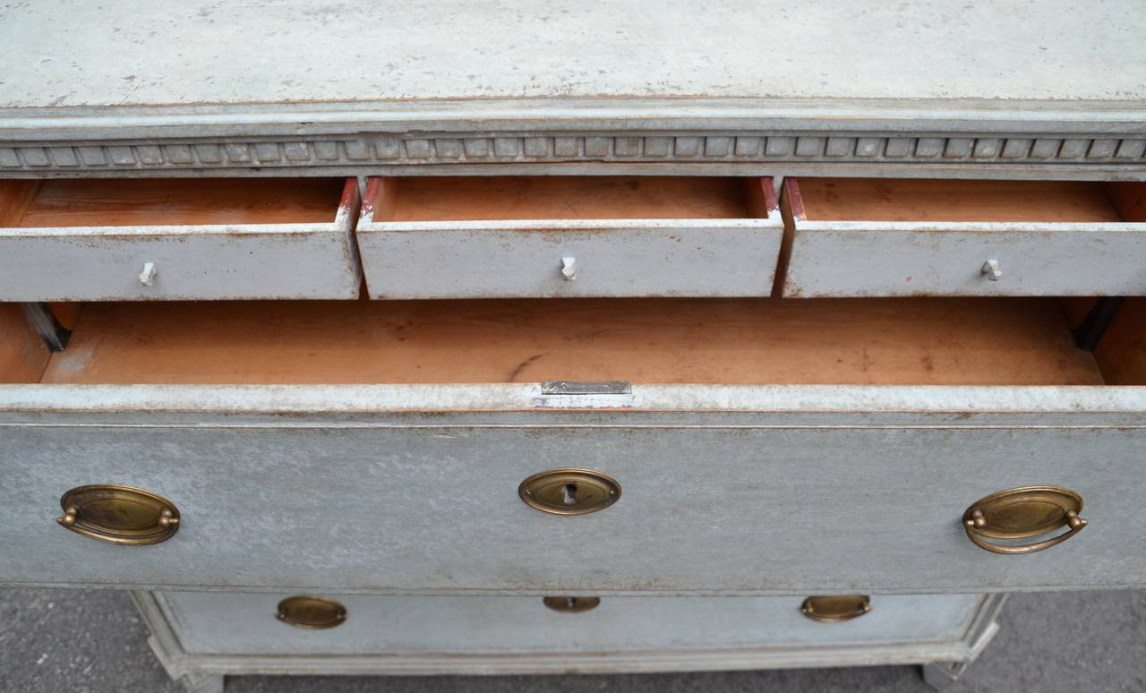 Hand-Crafted 19th Century Swedish Gustavian Chest of Drawers