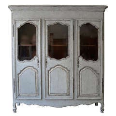 18th Century French Painted Armoire