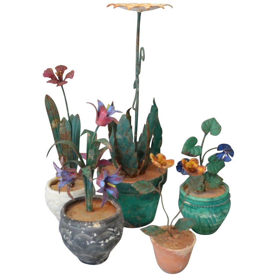 Spanish Flower Pots, Spain, circa 1920-1950 at 1stDibs