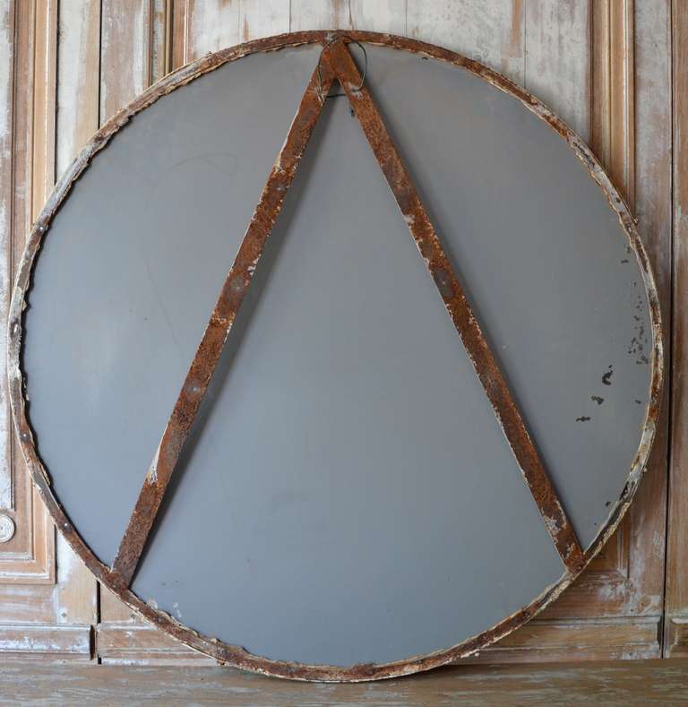 French Huge Convex Traffic Mirror