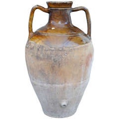 Antique 19th century Italian Terracotta Jar, Capasone
