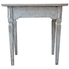 19th Century Painted Swedish Tray Table