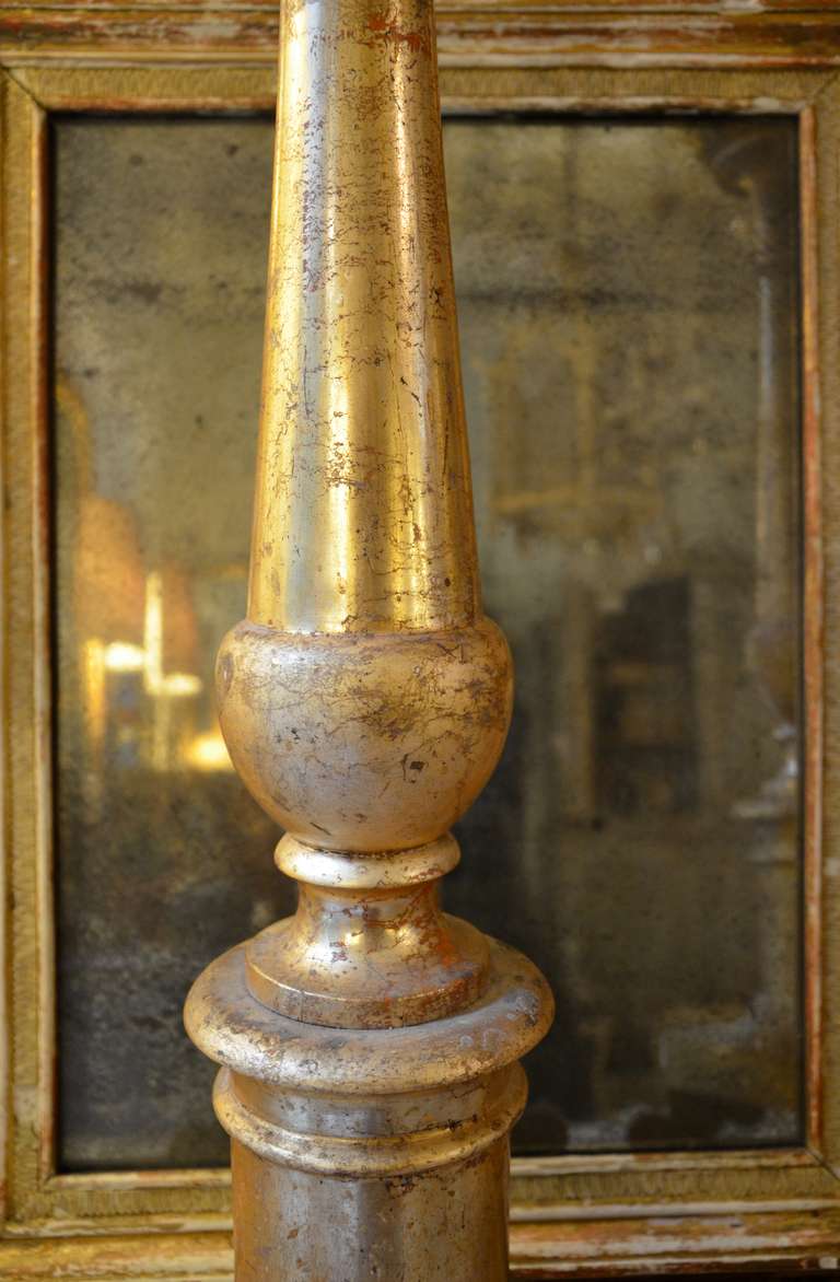 Pair of 19th century Italian Gold Gilt Candlesticks 1
