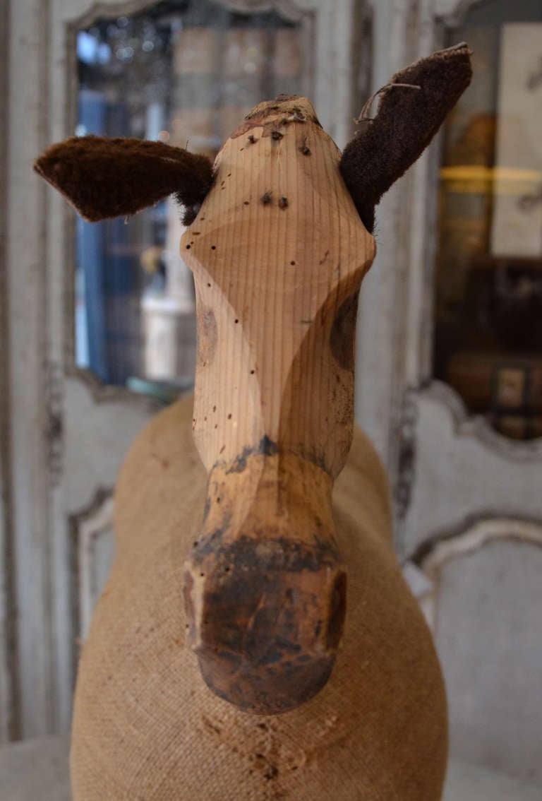 19th Century French Toy Horse Fragment 1