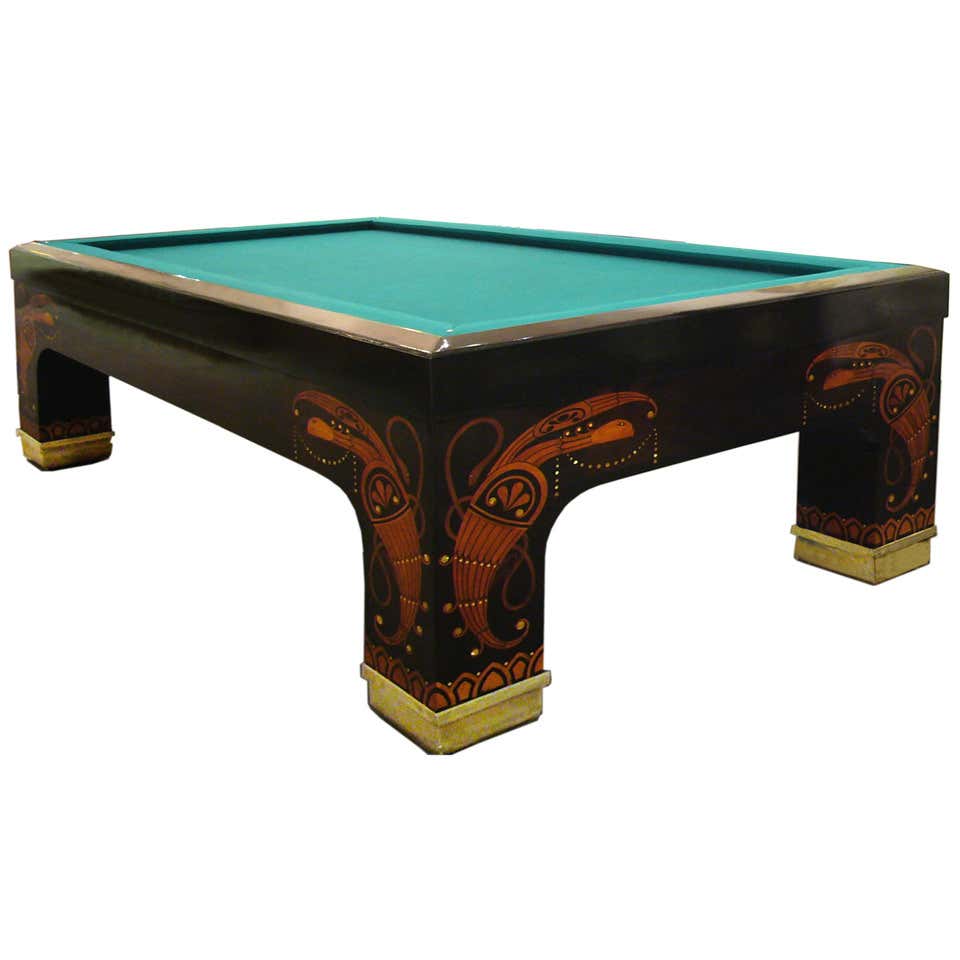 Gorgeous And Rare Carambolage Billard Table at 1stDibs