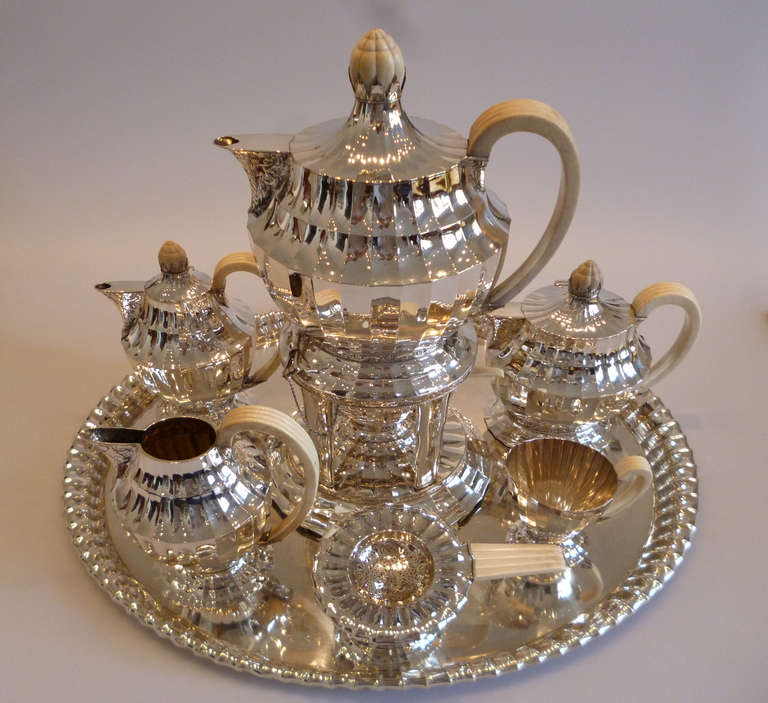 ivory tea set