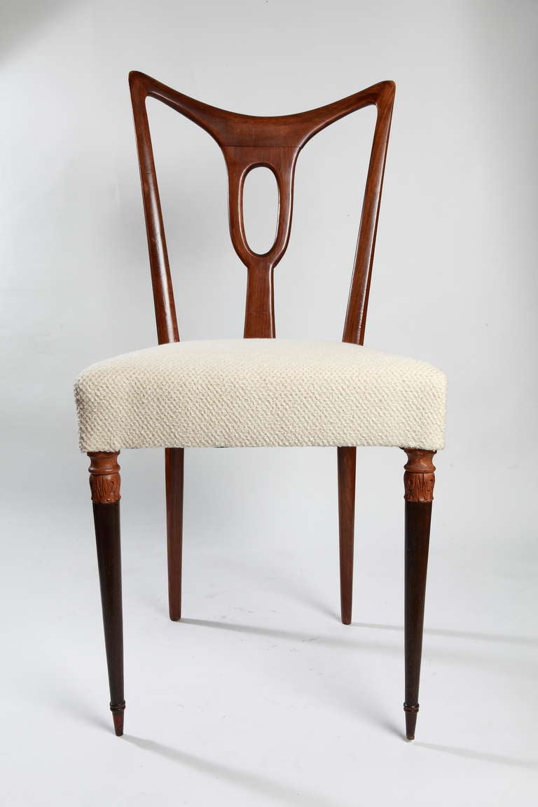 Set Of 6 Rosewood Dining Chairs Attributed to Guglielmo Ulrich 3