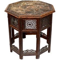 Anglo-Indian Reticulated Table