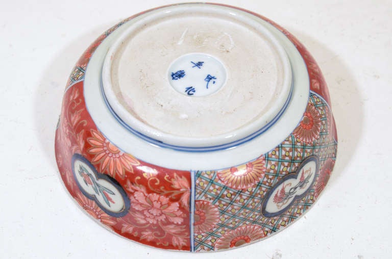 Japanese Porcelain Imari Bowl For Sale 1