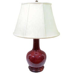 Antique Chinese Oxblood Table Lamp