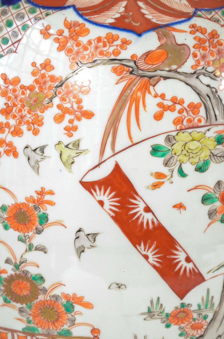 Antique Japanese Oriental Hand Painted Porcelain Ceramic Imari vase 2