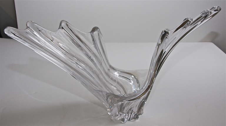 "Winged Victory" Frednch Art Glass Vase