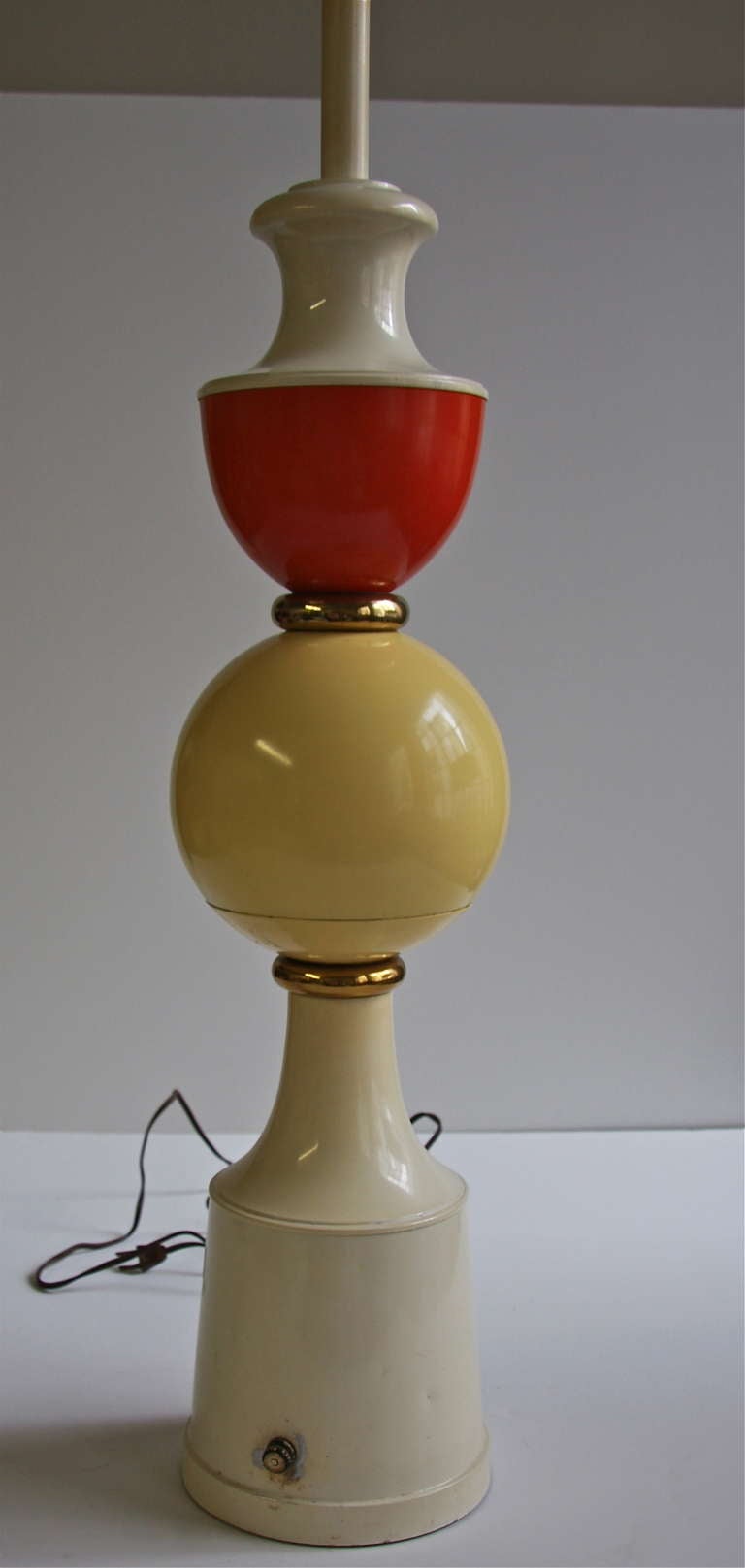 Mid Century Geometric Form Table Lamp