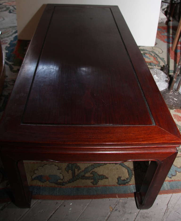 Chinese Rosewood Coffee Table For Sale 1