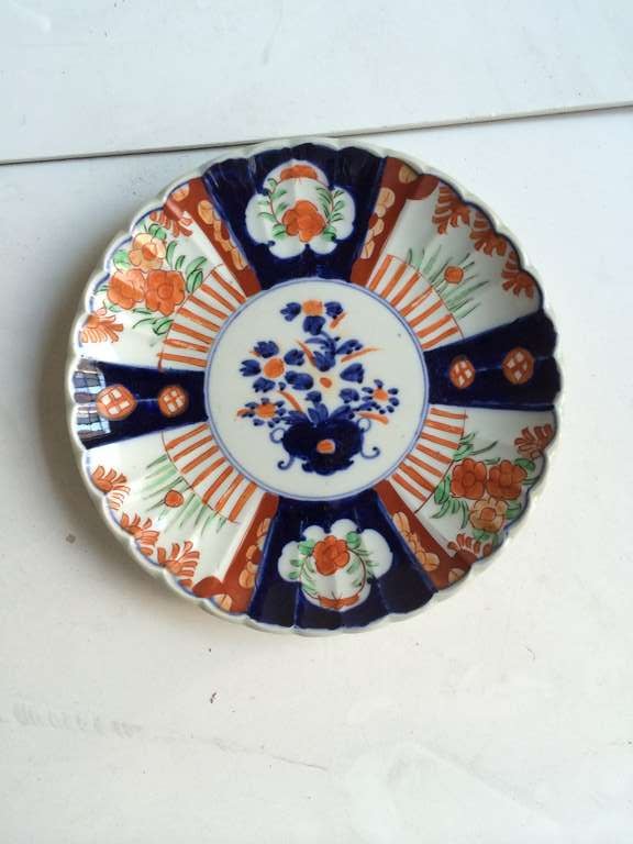 19th Century Antique Japanese Porcelain Imari 14" Charger