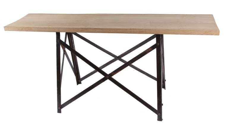 French Narrow Trestle Table